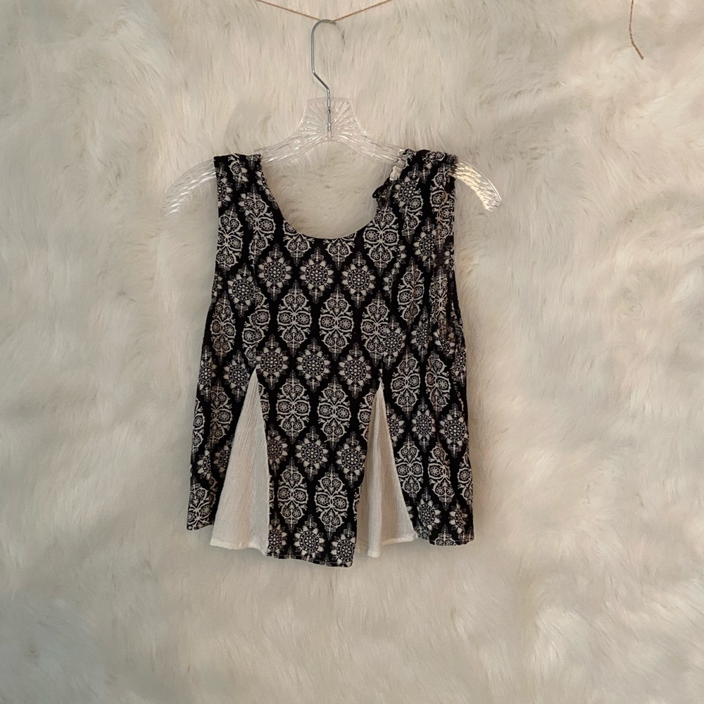 Soto dressy peplum tank